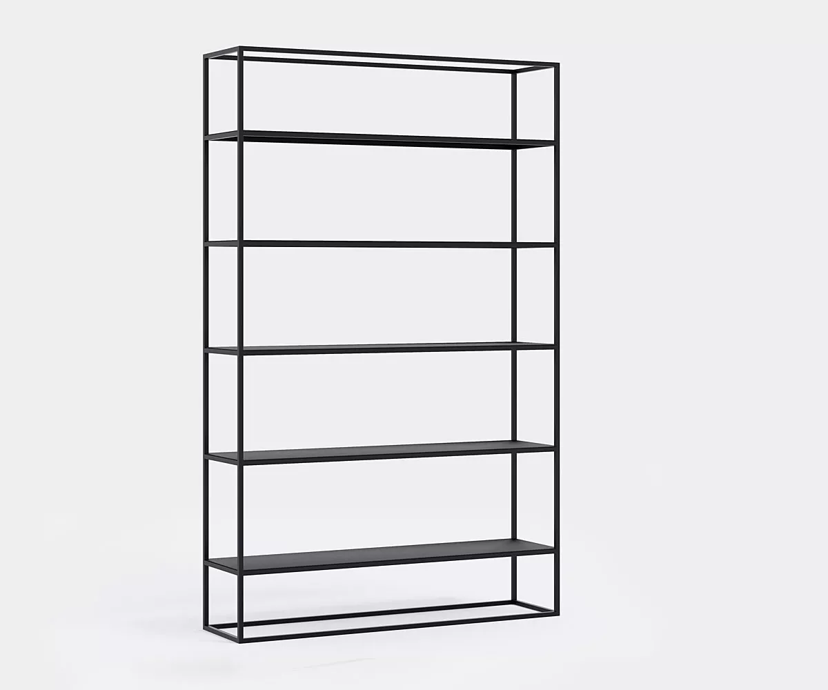 Simplex Regal 120 cm Seitenansicht Simplex Regal 120 cm Seitenansicht