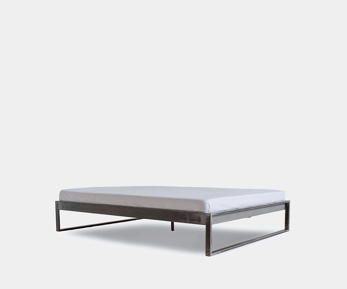 Metal bed handmade without headboard
